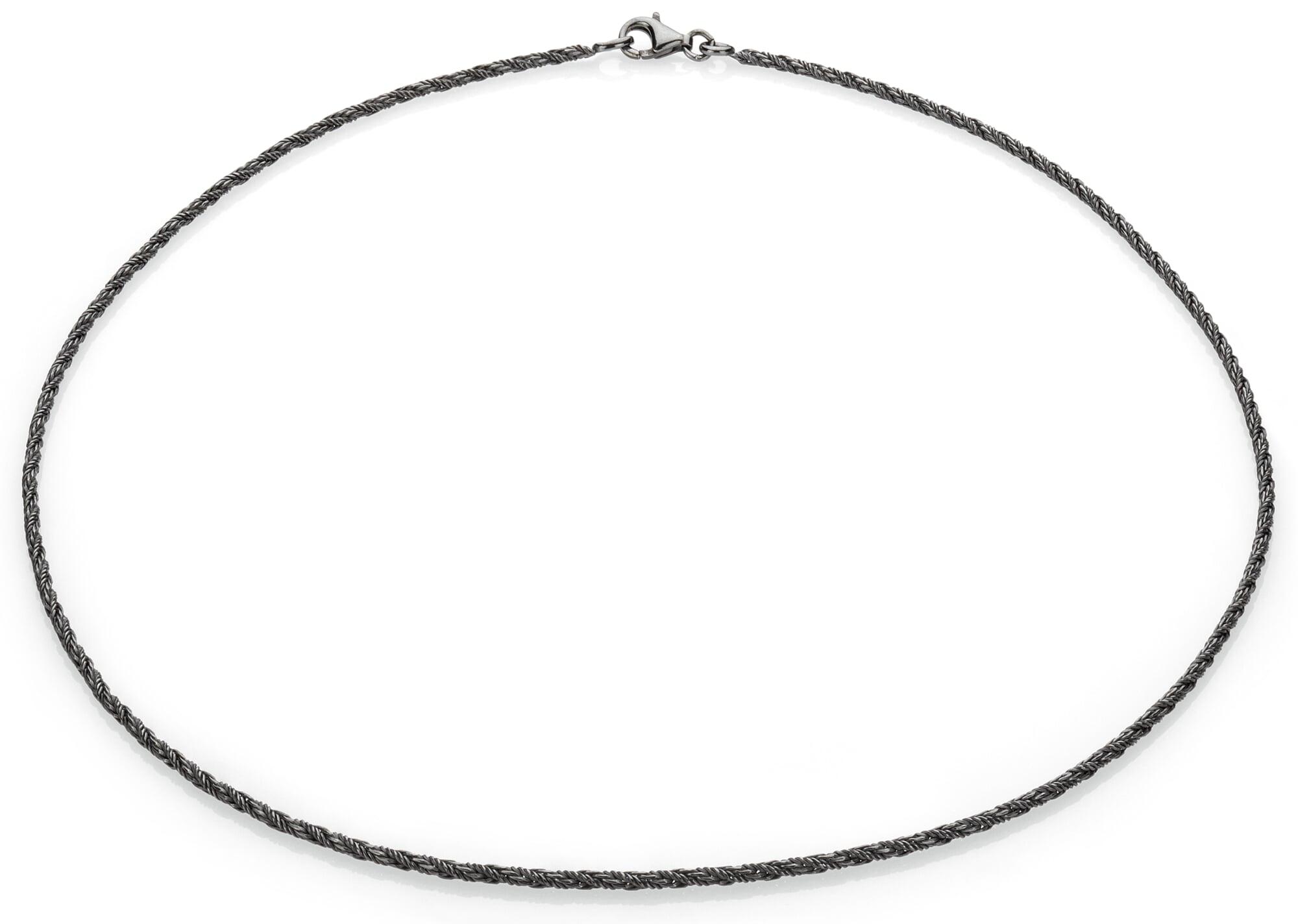 Necklace foxtail oxide, anthracite | Manufactum